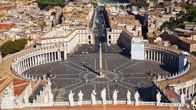 Petersplatz im Vatikan